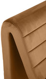 Ivy Velvet Accent Chair - Stylish Curved Design with Channel Tufting for Ultimate Comfort and Relaxation