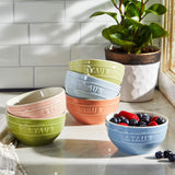 Staub Ceramic 6-pc 4.75-inch Small Universal Bowl Macaron Pastel Colors