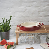 STAUB Ceramic 2-pc Oval Baking Dish Set