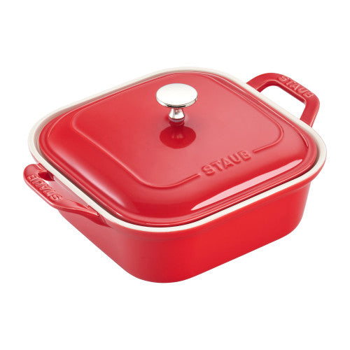 STAUB Ceramic 9-inch X 9-inch Square Covered Baking Dish