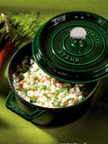 STAUB Cast Iron 2.75-qt Round Cocotte