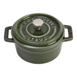 STAUB Cast Iron 0.25-qt Mini Round Cocotte