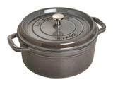 STAUB Cast Iron 9-qt Round Cocotte