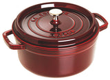 STAUB Cast Iron 9-qt Round Cocotte
