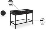 Marmo Contemporary Bathroom Vanity with Elegant Artificial Marble and Stylish Stainless Steel Base