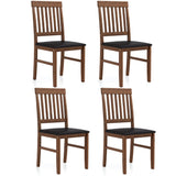 Solid Rubberwood Upholstered Dining Chair