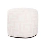 Indoor/Outdoor Pouf Tall Syros Natural