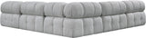 Ames - 5 Piece Fabric Modular Corner Sectional