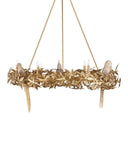 Aviary Gold Ring Chandelier