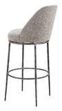 Nordhavn Swivel Barstool Gray