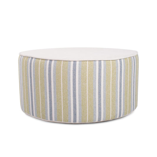 Indoor/Outdoor Universal Round Ottoman Dune Moss