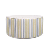 Indoor/Outdoor Universal Round Ottoman Dune Moss