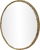 Hammer - Round Iron Mirror