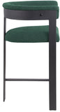 Romeo Counter Stool Set of 2 - Stylish Modern Design with Comfortable Curved Back for Your Space