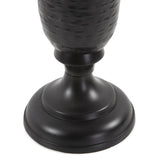 Hammered Em Dash Tall Flared Trumpet Vase- Medium