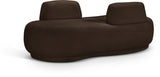 Argyle Teddy Fabric Upholstered Chaise/Loveseat