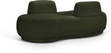 Argyle Teddy Fabric Upholstered Chaise/Loveseat
