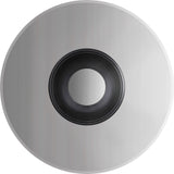 Galaxy Glass Round Mirror - Oversized 36" Modern Geometric Design in Matte Black for Contemporary Style