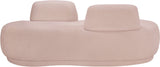 Argyle Teddy Fabric Upholstered Chaise/Loveseat
