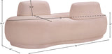 Argyle Teddy Fabric Upholstered Chaise/Loveseat