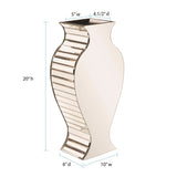 Rounded Mirrored Vase - Small