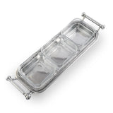 Beaded Compartment Serving Bowls