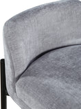 Burton Stool Set of 2 - Stylish Chenille Fabric Bar Seating with Durable Metal Frame for Modern Homes
