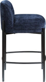 Burton Stool Set of 2 - Stylish Chenille Fabric Bar Seating with Durable Metal Frame for Modern Homes