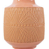 Richland Embossed Peach Vase- Small