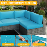 All Weather Outdoor 7-Piece Patio Furniture Set