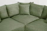 DESEO 155" Sectional Sofa with Ottoman