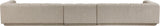 Modari - Sectional - Beige