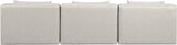 Cube - Modular 3 Seat Armless Sofa