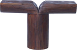 Tee Console Table - Elegant Art Deco Design in Solid Acacia Wood for Stylish Home Decor Display