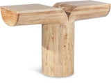Tee Console Table - Elegant Art Deco Design in Solid Acacia Wood for Stylish Home Decor Display