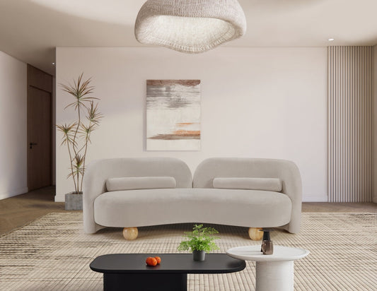 Daphne 89" Chenille Fabric Upholstered Sofa