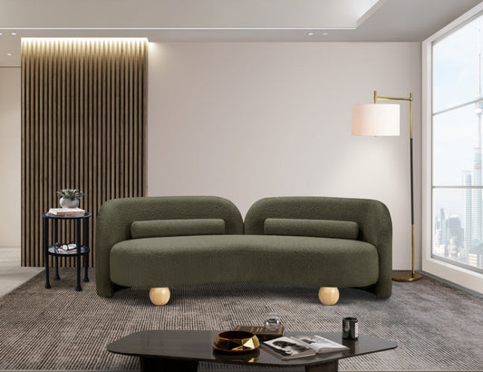 Daphne 89" Boucle Fabric Upholstered Sofa