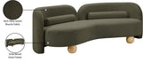 Daphne 89" Boucle Fabric Upholstered Sofa