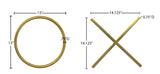 XOXO Stunning Stainless Steel Wall Decor - Chic Contemporary Design for Unique Home Accents