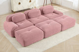 MIA 117'' 3-Seater Sofa with 3 Ottomans