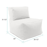 Outdoor Pouf Chair- Seascape Natural