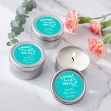 Vanilla Candle Tin Party Favors for Baby Showers