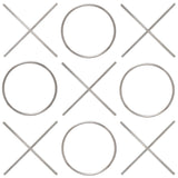 XOXO Stunning Stainless Steel Wall Decor - Chic Contemporary Design for Unique Home Accents