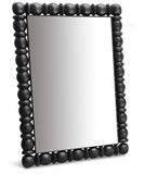 Aubrey Mirror - Elegant Mid-Century Wall Mirror in Solid Acacia Wood Frame for Timeless Style