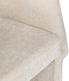 Emmet Contemporary Dining Chair - Luxe Boucle Upholstered Accent Chair with Steel Frame Support