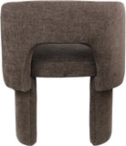 Emmet Contemporary Dining Chair - Luxe Boucle Upholstered Accent Chair with Steel Frame Support