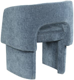 Emmet Contemporary Dining Chair - Luxe Boucle Upholstered Accent Chair with Steel Frame Support