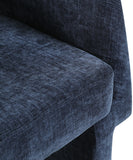 Emmet Contemporary Dining Chair - Luxe Boucle Upholstered Accent Chair with Steel Frame Support