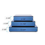 Sapphire Set of 3 Mirrored Platforms