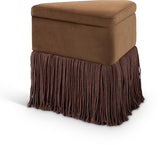 Trivoli Velvet Upholstered Stool